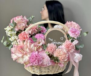 Корзина с зеркалом «Ты – прекрасна!🩷»